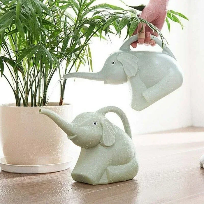 Elephant-Shaped PP Watering Can – 30 × 12 × 18 cm, Blue / Pink / Green