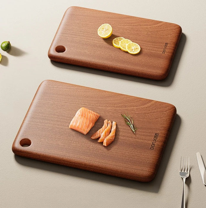Antibacterial Ebony Square Cutting Board — 4 Sizes (30/36/40/45cm)