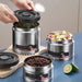 Vacuum-Sealed Stainless Steel Food Jar — Airtight Coffee & Grain Storage (750, 1100, 1600ml)