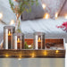 Set of 3 LED Flameless Candles with Remote Control — Flickering Décor Lights for Weddings & Parties