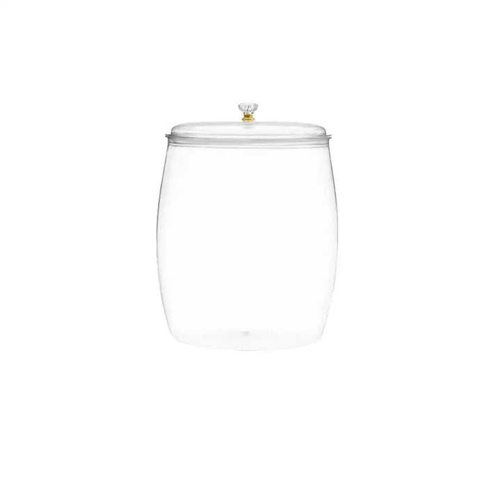 Multi‑functional Lidded Storage Jar — 2.2L to 18L Clear Acrylic
