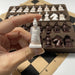 3D Character Soldier Chess Set — Small 28cm (11in) Board, New Design