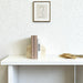 Travertine Marble Bookend — Natural Stone Desk & Bookshelf Accent (1 Piece)