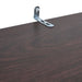 Narrow 3-Tier Flip-Top Shoe Cabinet – Walnut & White Vertical Storage