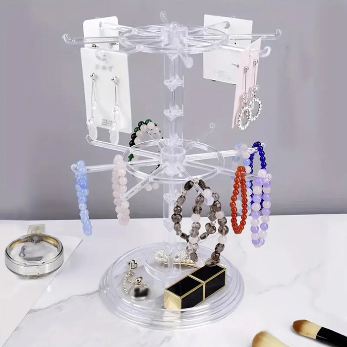 Multi-layer Rotating Jewellery Rack – Necklace & Bracelet Display