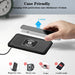 Silicone Car Wireless Charging Pad — Non‑Slip 15W Qi Fast Charger for iPhone, Samsung & Xiaomi