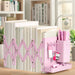 Retractable Metal Desktop Bookstand with Basket, Hooks & Removable Pen Holder