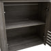 Modern Wooden Freestanding Bathroom Cabinet - Grey Oak, 60 x 30 x 85cm