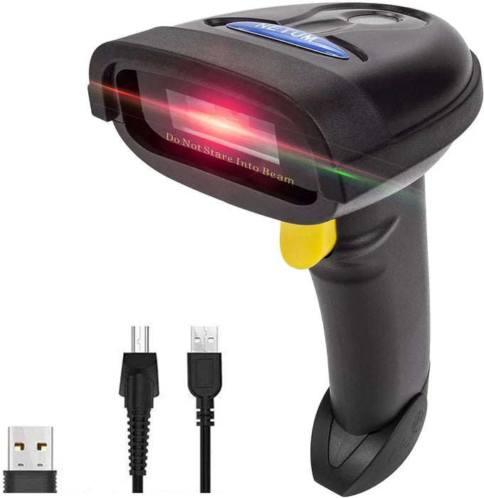 Wireless 2D QR Barcode Scanner NT-1228BL — Bluetooth & USB