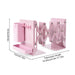Retractable Metal Desktop Bookstand with Basket, Hooks & Removable Pen Holder