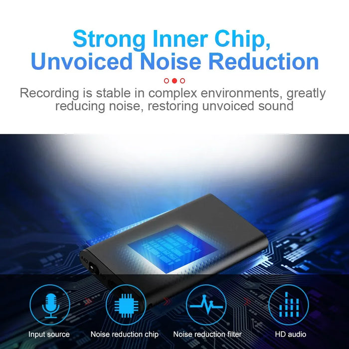 Q1 Ultra‑Thin Mini Voice Recorder – Sound‑Activated WAV/MP3, 4–32GB
