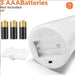 Acrylic Flameless Flickering Candles with Remote & Timer — Battery LED Pillars