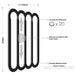 Acrylic Vertuoline Capsule Holder – Wall or Under-Cupboard Pod Rack (Black or White)
