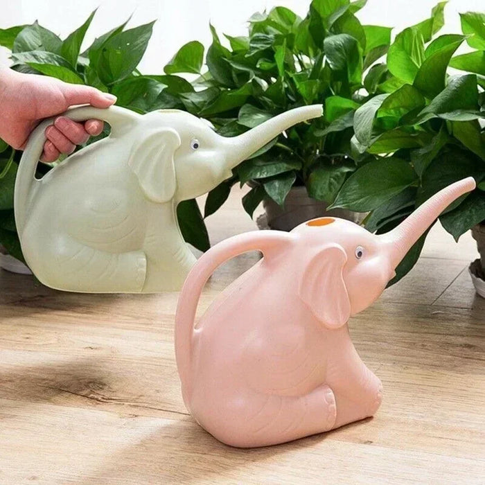 Elephant-Shaped PP Watering Can – 30 × 12 × 18 cm, Blue / Pink / Green