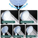 3-Piece Boosted 5-Speed Handheld Shower Set — Large Water Outlet, Chrome-Plated