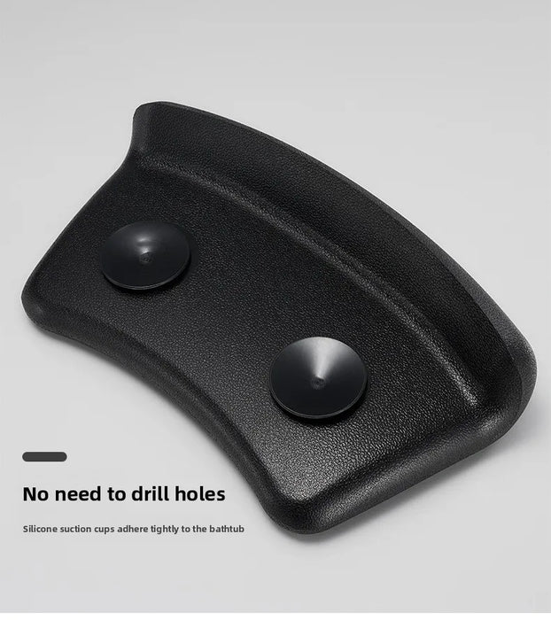 Spa Neck Bath Pillow with Suction Cups — Waterproof Polyurethane Headrest
