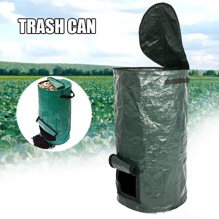 Reusable Garden Compost Bin – Leaf & Kitchen Waste Collector, Two Sizes
