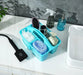 Portable Plastic Shower Caddy with Handle — Divided Storage Basket 30×20×13cm