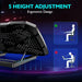6-Fan Laptop Cooling Pad — 5-Level Adjustable Stand for 12–18-inch Laptops, Quiet USB Powered