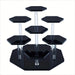 Hexagonal Acrylic Display Stand – Multi-Tier Storage for Jewellery, Cosmetics & Collectibles
