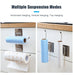 Drill-Free Stainless Steel Wall-Mounted Paper Towel & Toilet Roll Holder