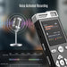 Digital Voice Recorder & MP3 Player — Dual Microphones, Voice‑Activated, Password Protection, Line‑in