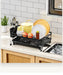 Extendable Over‑Sink Dish Drying Rack – Carbon Steel, Large Capacity