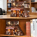 Cute Cake Shop 3D Wooden Book Nook Kit — DIY Miniature Bookshelf Dollhouse Bookend