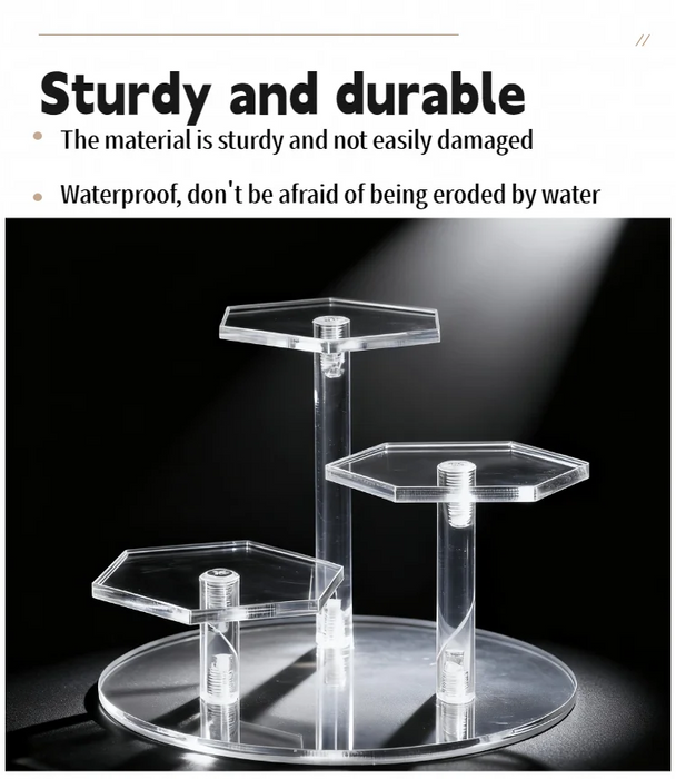 Acrylic Multi‑Style Jewellery Display Stand – Multifunctional Accessory Display