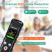 64GB Voice Recorder for Lectures & Meetings — 1536kbps Rechargeable, Voice‑Activated