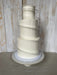 Foldable Acrylic Spiral Cake Stand – Reusable Tiered Display for Weddings & Birthdays