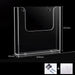 Acrylic Wall-Mounted Brochure Holder - A4/A5 Clear Flyer & Pamphlet Display