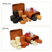 Foldable Wooden Backgammon Set 11–17 inch — Handmade, Foldable Board with Accessories