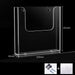 Clear Acrylic Wall-Mount Brochure Holder — Fits A4 & A5