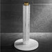 Marble Perforation‑Free Vertical Roll Paper Rack — Nail‑Free Floor Holder for Kitchen Wraps