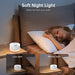 Portable White Noise Machine — 24 Soothing Sounds, Warm Night Light & Memory