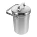 3L Stainless Steel Kitchen Compost Bin — Countertop Food Scrap Container with Odour‑Sealing Lid & Handle