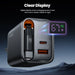 67W GaN Fast Charger with Retractable USB‑C Cable, PD3.0 & PPS, Digital Display (EU Plug) — for iPhone 17/16 & Samsung S25/S24