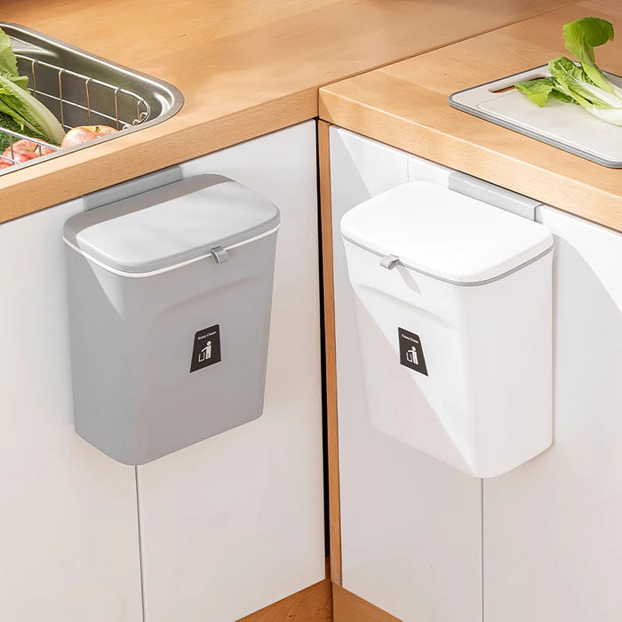 Kitchen Compost Bin — 9L Hanging Bin with Odour-Sealing Lid