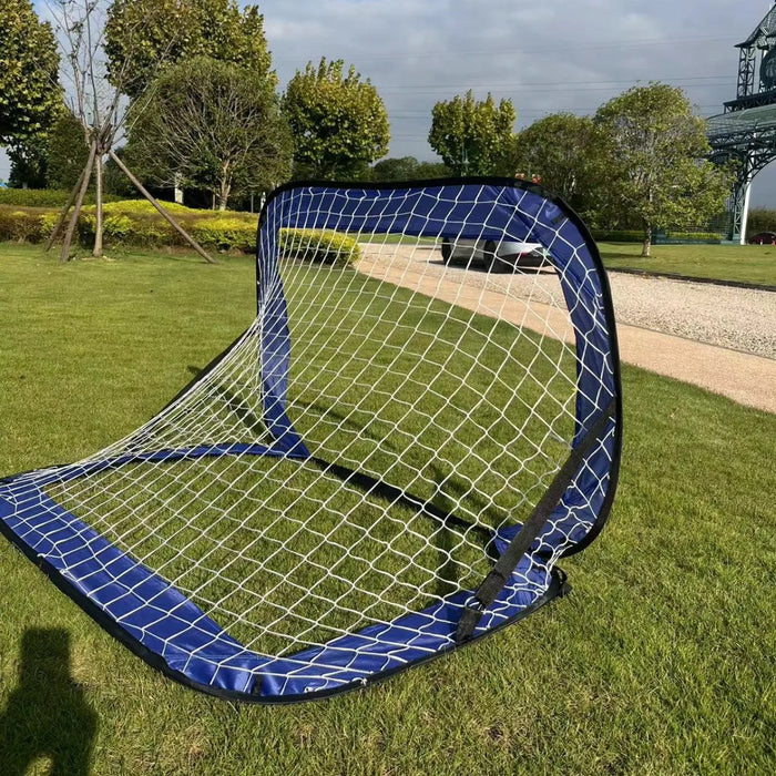 Portable Pop-Up Football Goal with Carry Bag — Collapsible Training Net