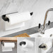 Self‑Adhesive Wall‑Mounted Tissue & Towel Holder — Space‑Saving No‑Drill (White/Black)
