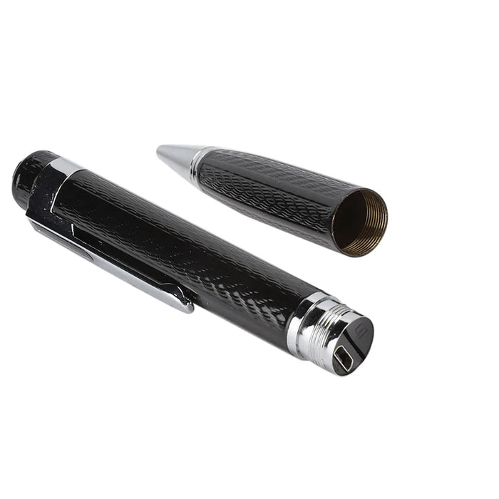 Pen-style Digital Voice Recorder — 12‑hour Continuous, 192kbps, One-button