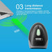 U20 1D/2D Handheld Barcode & QR Scanner — USB · 2.4G Wi‑Fi · Bluetooth