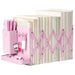 Retractable Metal Desktop Bookstand with Basket, Hooks & Removable Pen Holder