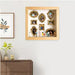 Mini Museum Silhouette Photo Box – DIY Memory Display Kit with Frames & Figurines