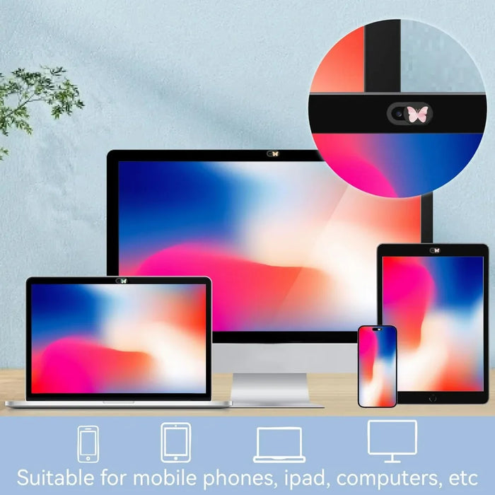 6-Pack Sliding Camera Covers for Laptops, Tablets, Smartphones & Mini PCs
