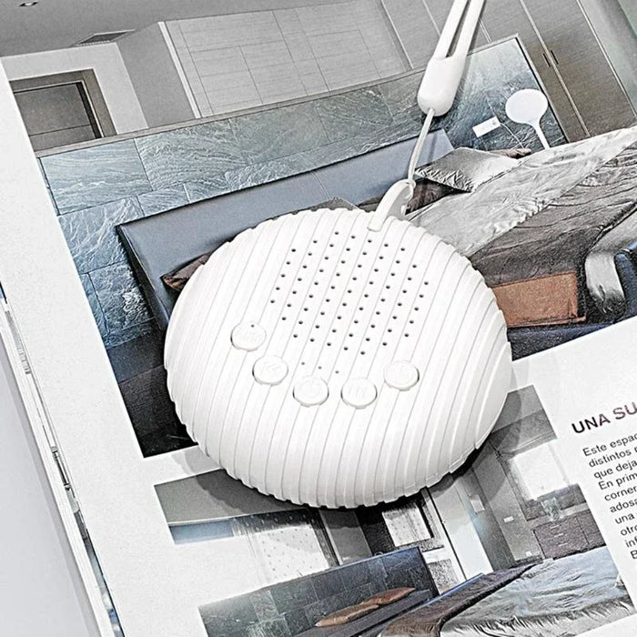 J15U White Noise Machine — 10 Natural Sounds, USB‑Rechargeable Sleep Aid