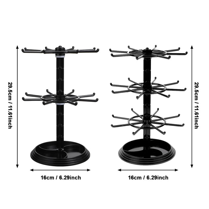 Multi-layer Rotating Jewellery Rack – Necklace & Bracelet Display