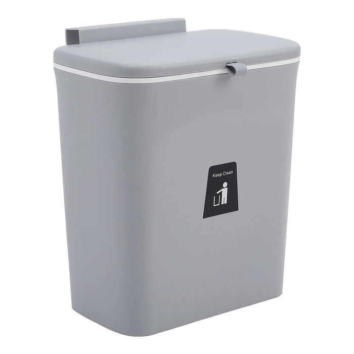 Kitchen Compost Bin — 9L Hanging Bin with Odour-Sealing Lid