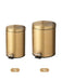 Modern 5L Stainless Steel Foot Pedal Bin — Champagne Gold
